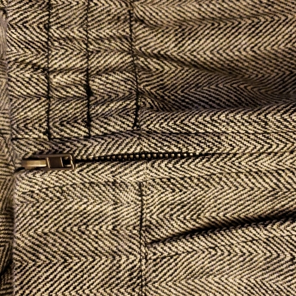 Rachel Comey x Target High-waist Wide Leg Black/White Chevron Tweed Pants Size 4 - Picture 8 of 10